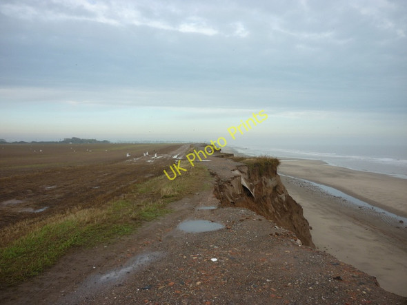 Photo 6"x4" A farm track North of Waxholme Waxholme c2010