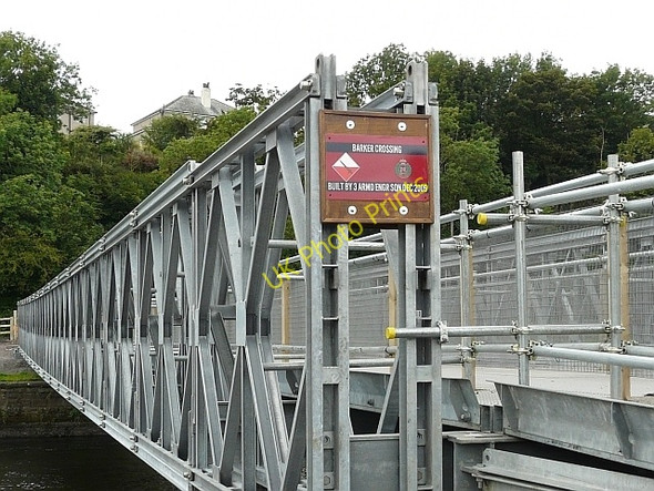 Photo 6"x4" Sign on Barker Crossing Workington c2010