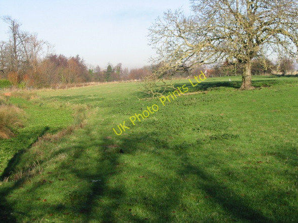 Photo 6"x4" Fields and watercourse near Goss Hall Each End c2007