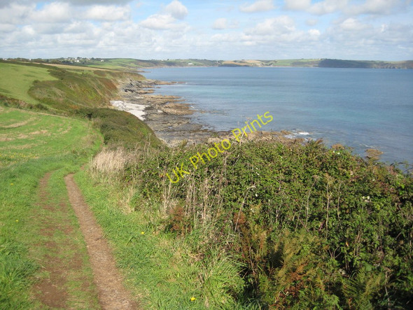 Photo 6"x4" Coast path south of Portscatho Gerrans c2010