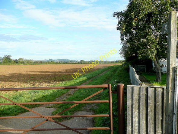 Photo 6"x4" Flat fields by Innsworth House Farm Innsworth c2010