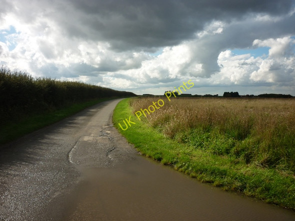 Photo 6"x4" Looking West down Eastfield Lane Little Hatfield c2010