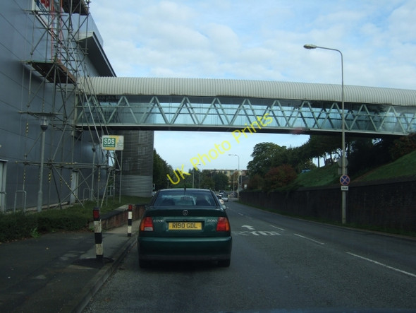 Photo 6"x4" Pedestrian bridge, Newport Newport\/SZ4988 c2010
