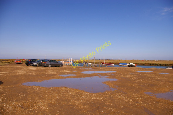 Photo 6"x4" Car Park, Morston, Norfolk Morston c2009