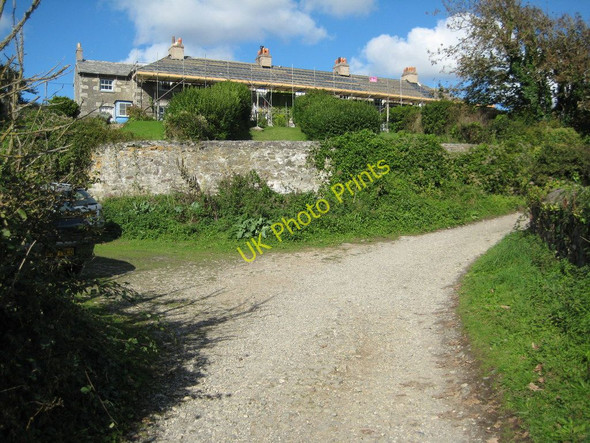 Photo 6"x4" Terrace of houses, Prussia Cove Kenneggy c2010