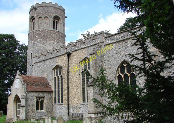 Photo 6"x4" Little Saxham St Nicholas\u00e2\u0080\u0099 church Little Saxham c2010