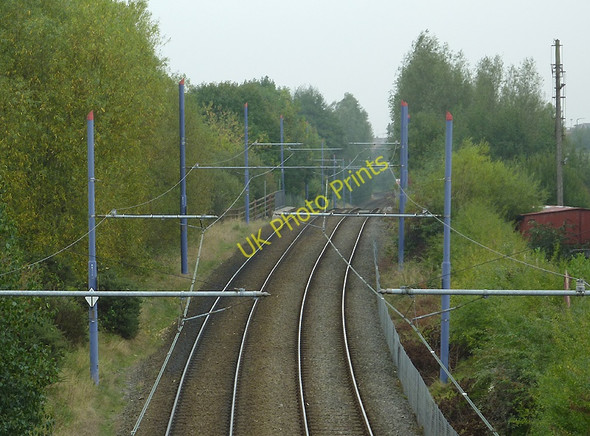 Photo 6"x4" Midlands Metro track at Bilston, Wolverhampton Bilston\/SO9497 c2010