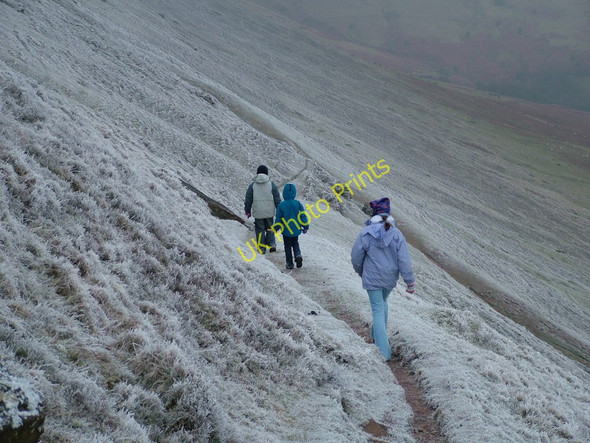 Photo 6"x4" Descent from Hay Bluff Hay Bluff c2005