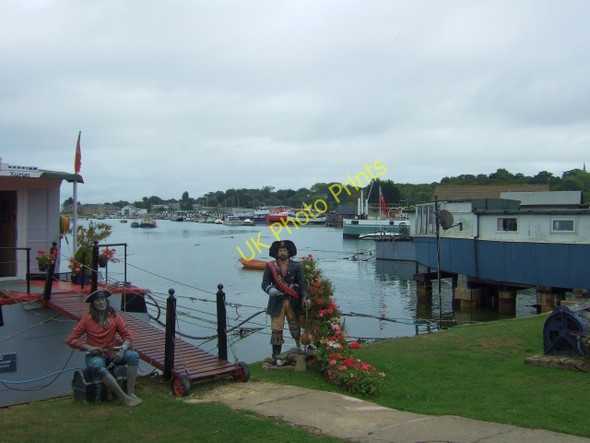 Photo 6"x4" Houseboat in Bembridge Harbour Bembridge c2010
