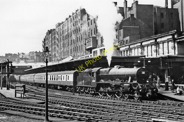 Photo 6"x4" Express to Euston at Birmingham New Street Lee Bank c1956