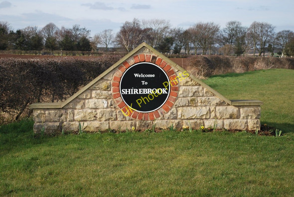 Photo 6"x4" Shirebrook Sign Shirebrook c2010