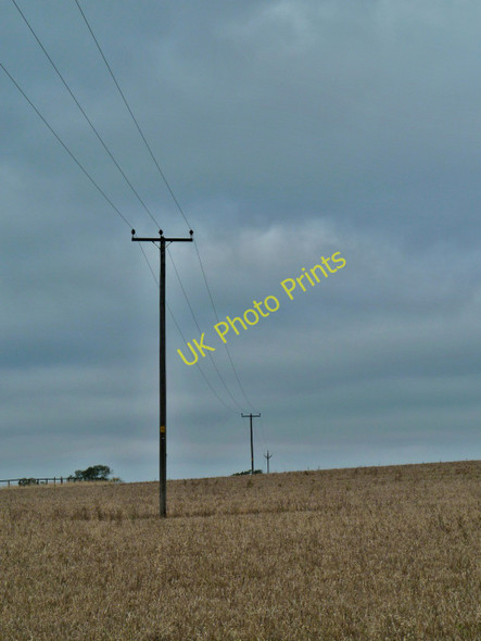 Photo 6"x4" Power Lines, nr Ingleby Greenhow Ingleby Greenhow c2010