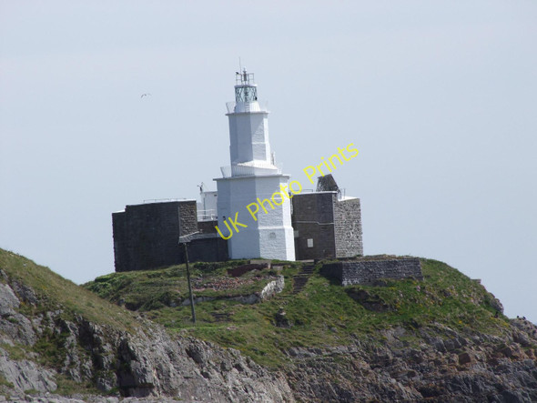 Photo 6"x4" Mumbles Lighthouse Kna c2009