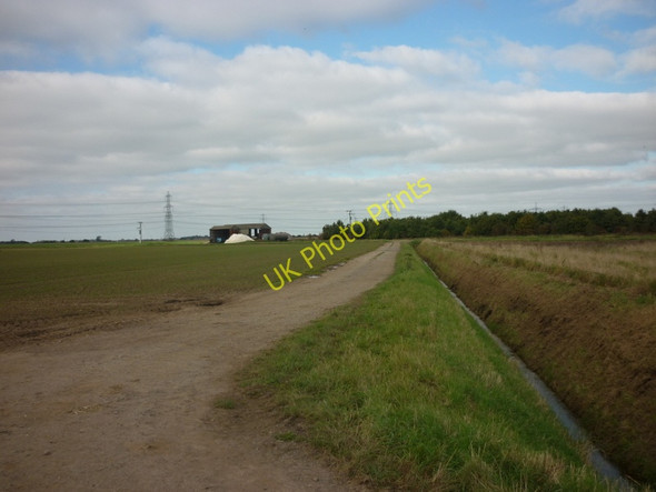 Photo 6"x4" A farm track off Middle Lane, Amcotts Amcotts c2010