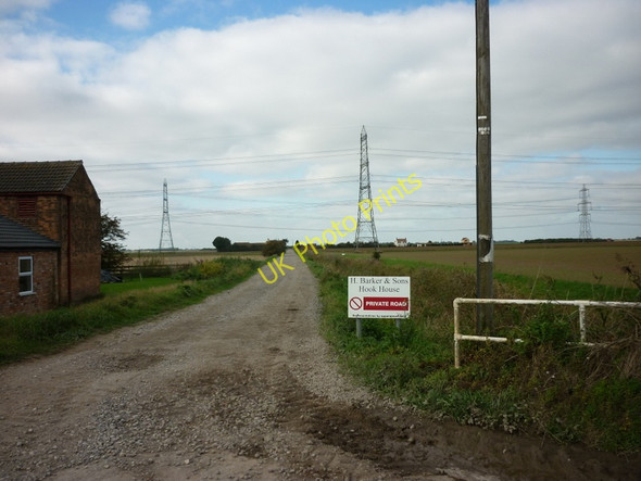Photo 6"x4" A private road to Hook House Keadby c2010