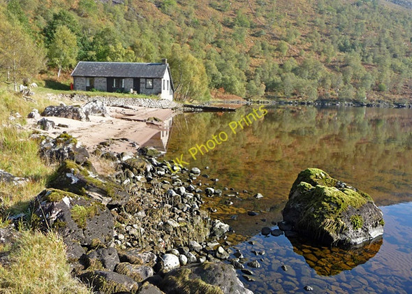 Photo 6"x4" Loch Damph boathouse Doire Damh\/NG8750 c2010