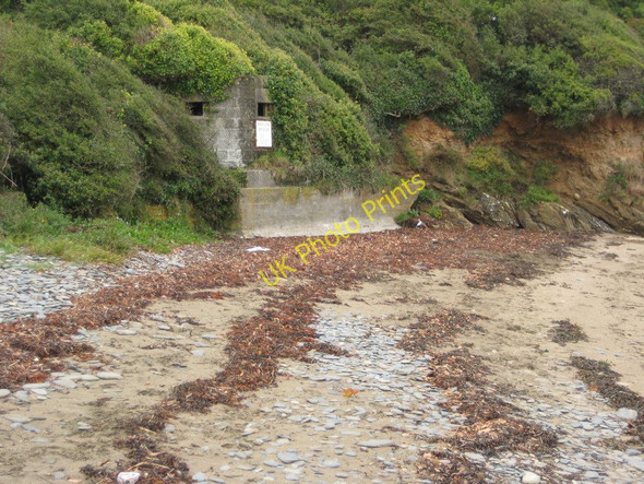 Photo 6"x4" Pillbox, Porth Saxon Mawnan c2010