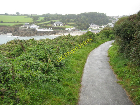 Photo 6"x4" View over Swanpool Beach Falmouth c2010
