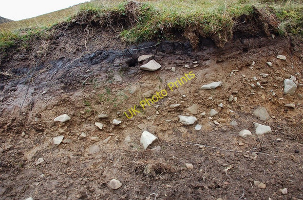 Photo 6"x4" A slice through the hillside, Glenrath Langhaugh\/NT2031 c2010