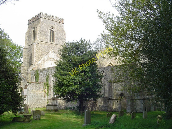 Photo 6"x4" Stanton St John the Baptist\u00e2\u0080\u0099s ruined church Stanton\/TL9673 c2007