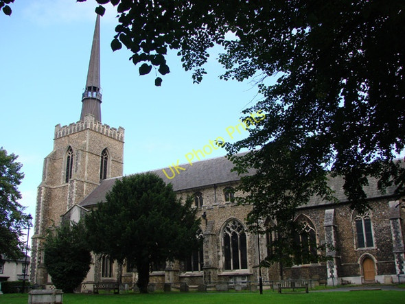 Photo 6"x4" Stowmarket St Peter and St Mary\u00e2\u0080\u0099s church Stowmarket c2008