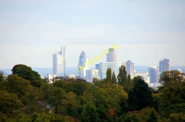 Photo 6"x4" London Skyline from Kenwood, London NW3 Hampstead\/TQ2685 c2010