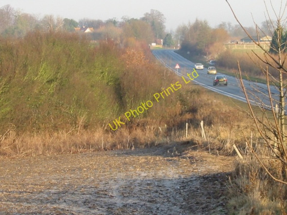 Photo 6"x4" Looking N along the A256 Statenborough c2007