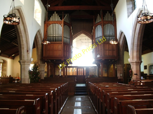 Photo 6"x4" St Kentigern's Parish Church, Crosthwaite, Keswick, Organ Keswick\/NY2623 c2007