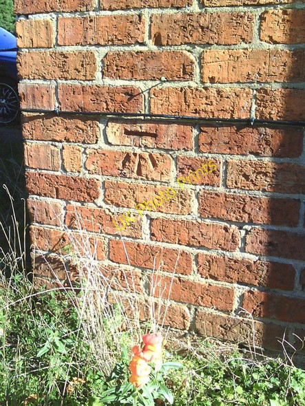 Photo 6"x4" Benchmark on #18 Borough Walk Abingdon c2010