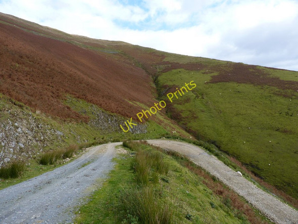 Photo 6"x4" The first hairpin on the track Aber-Cywarch c2010