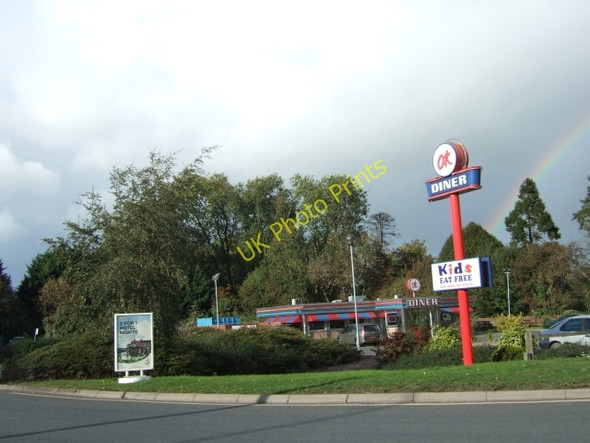 Photo 6"x4" The OK Diner, near Ridgemoor Bridge Leominster c2010