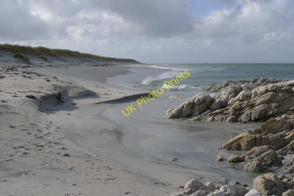 Photo 6"x4" East end of the north beach Ruisigearraidh c2010