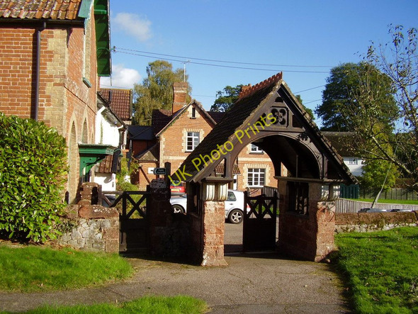 Photo 6"x4" Lych gate at the church Aylesbeare c2010