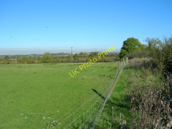 Photo 6"x4" View NE from Ladbroke Road near to Folly Fields Farm Ladbroke c2010