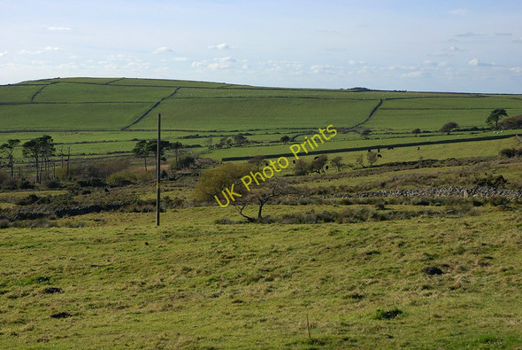 Photo 6"x4" Fields below Cae'rmynach farm Llanegryn c2010
