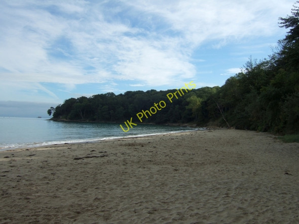 Photo 6"x4" Beach at Horestone Point looking to Node's Point Nettlestone c2010