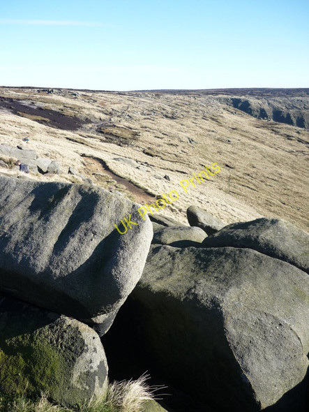 Photo 6"x4" Pennine Way on Kinder Scout Farlands Booth c2010