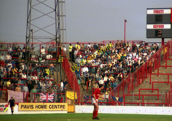 Photo 6"x4" The visitors' terrace at the City Ground West Bridgford c1988