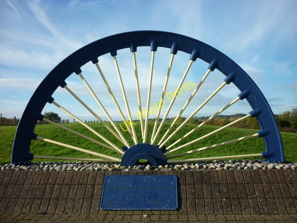 Photo 6"x4" The Denby Colliery Winding Wheel Codnor Breach c2010