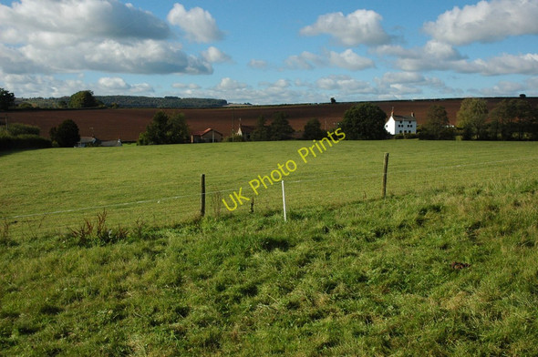 Photo 6"x4" Cottages and farmland Catbrook c2010