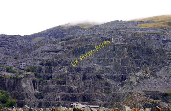 Photo 6"x4" Slate Quarry by Llanberis Nant Peris or Old Llanberis c2010