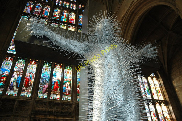 Photo 6"x4" Sculpture in Gloucester Cathedral Gloucester c2010 P1