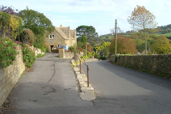 Photo 6"x4" View down St George's Terrace  towards Station Road, Blockley Blockley c2010