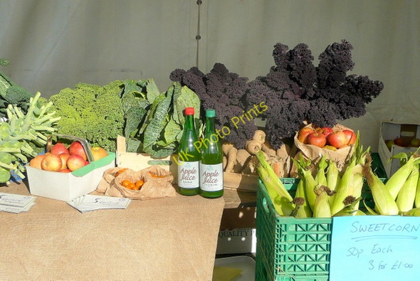 Photo 6"x4" Produce at the Herefordshire Food Festival Hereford c2010