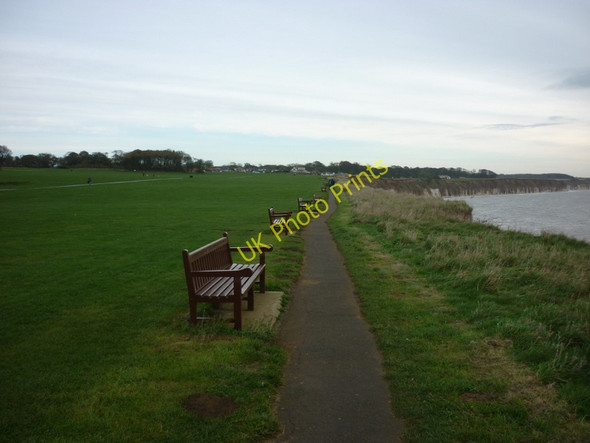 Photo 6"x4" The cliff top path to Sewerby Bridlington c2010