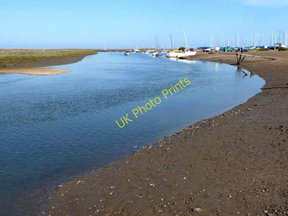Photo 6"x4" Creek at Blakeney, Norfolk Blakeney\/TG0243 c2009