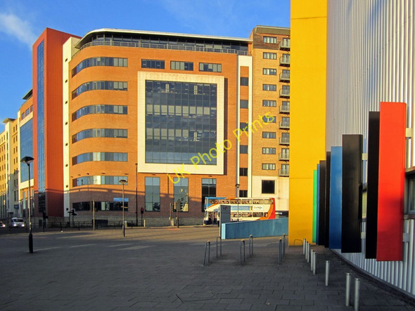 Photo 6"x4" Bright buildings at junction of Railway Street and Forth Banks Newcastle upon Tyne c2010