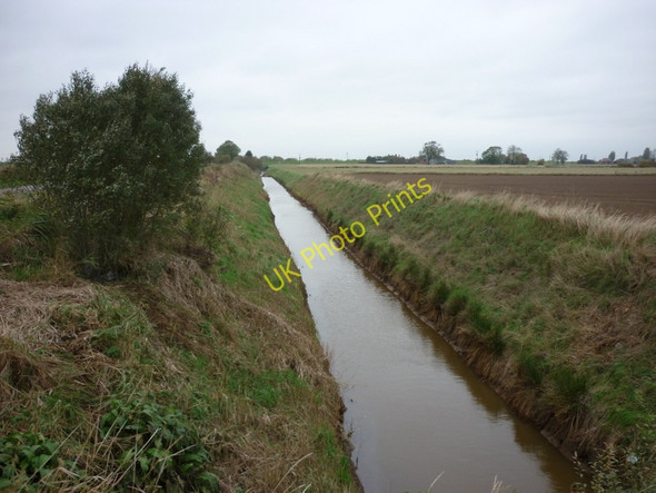 Photo 6"x4" The drain that runs alongside Blank Bank East Butterwick c2010