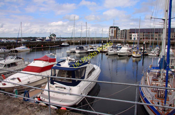 Photo 6"x4" Victoria Dock Caernarfon c2010