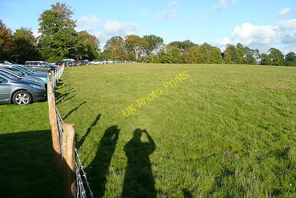 Photo 6"x4" Scotney Castle overflow car park The Down c2010